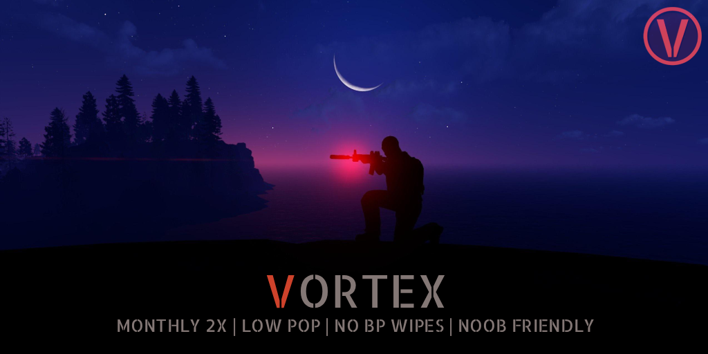 Баннер сервера [US] VORTEX | 2x Monthly | Solo/Duo | Noob Friendly #2