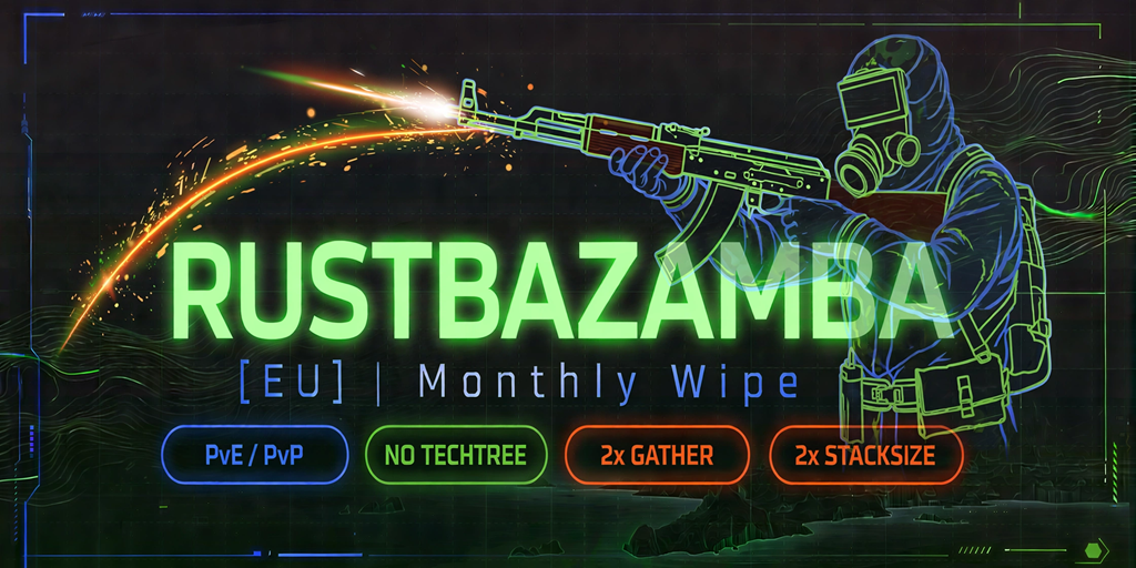 RUSTBAZAMBA  [EU]  2X  NO TECHTREE banner