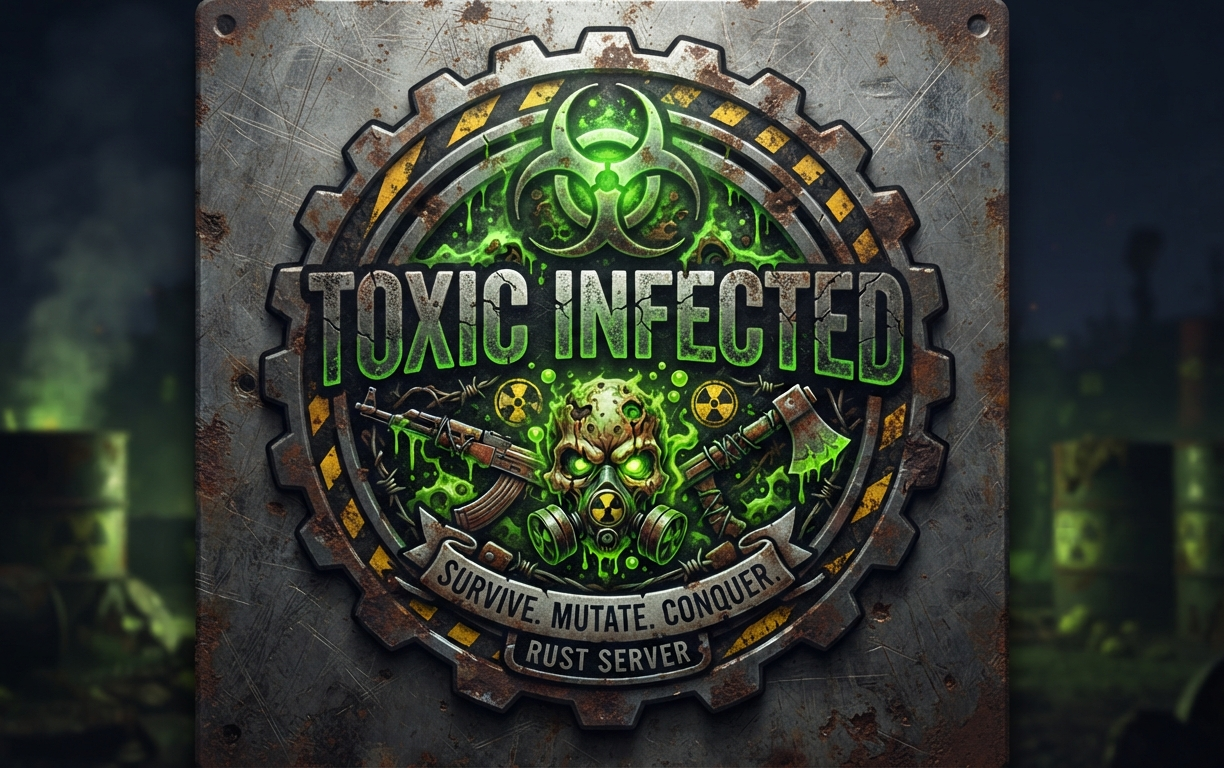 Toxic Infected|PVE|PVP ZONES|NO RAIDING logo