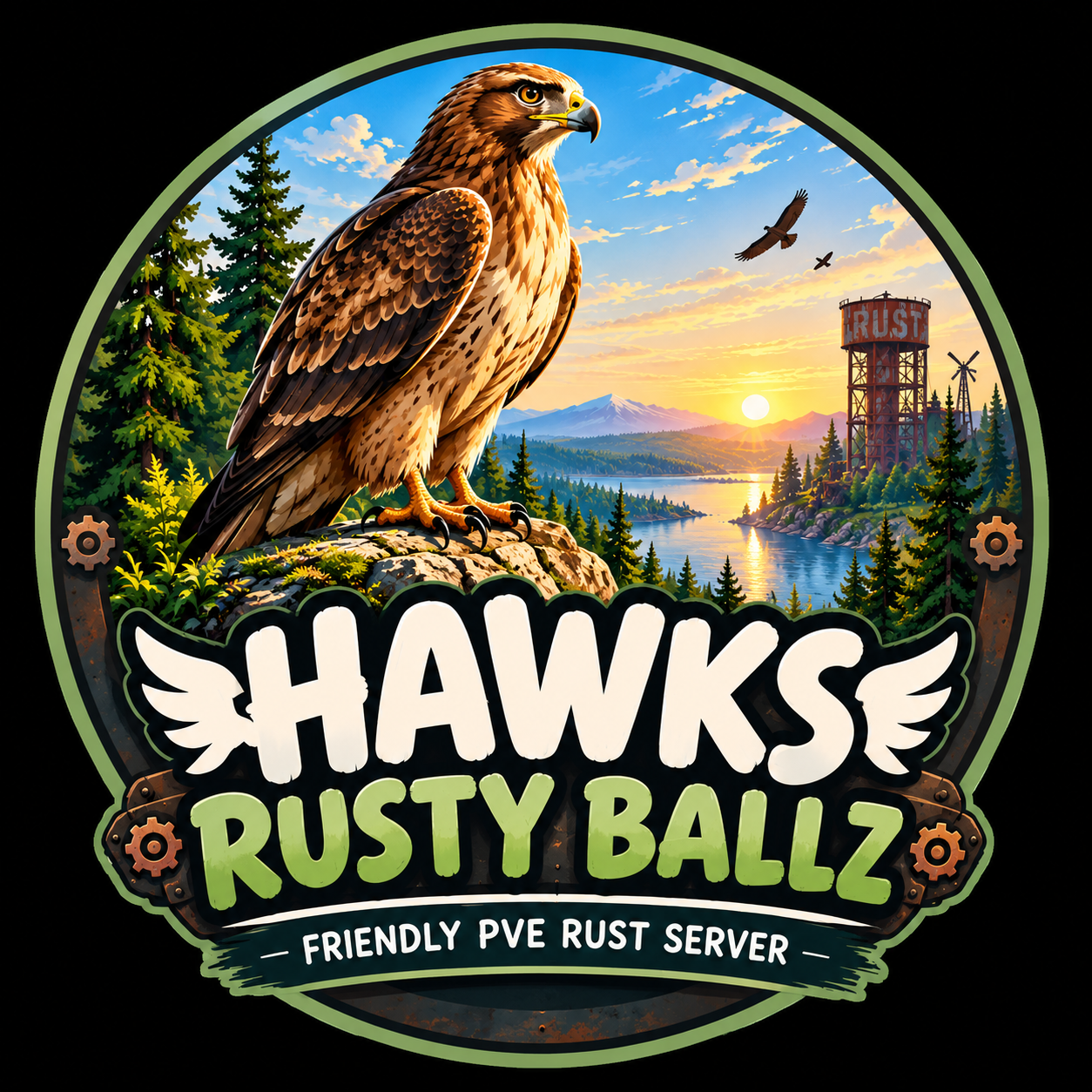 Welcome to HAWKS RUSTY BALLZ PVE SERVER!
