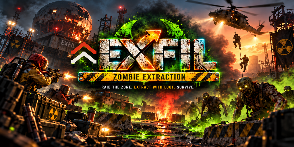 Exfil Zombie Extraction - An Extraction Rust Server banner
