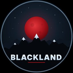 Blackland#001 | Monthly | Hardcore Survival | logo