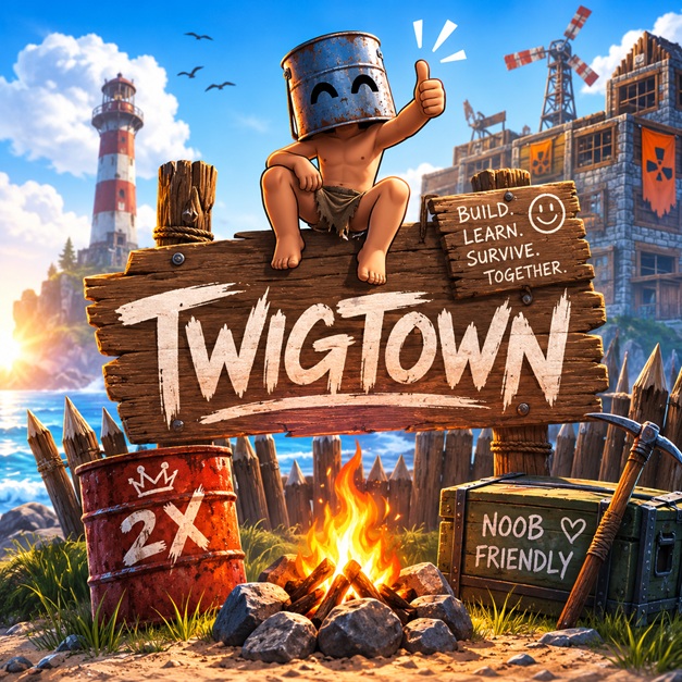 TwigTown 2x Solo/Duo/Trio Noob Friendly logo